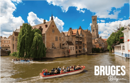 Postcards Brugge 10x15cm - 8-6-4-40 BE-2S-054 (2452) - 50 pieces