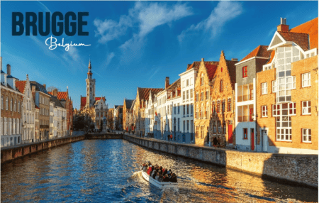 Postcards Brugge 10x15cm - 8-6-4-42 BE-2S-056 (2454) - 50 pieces